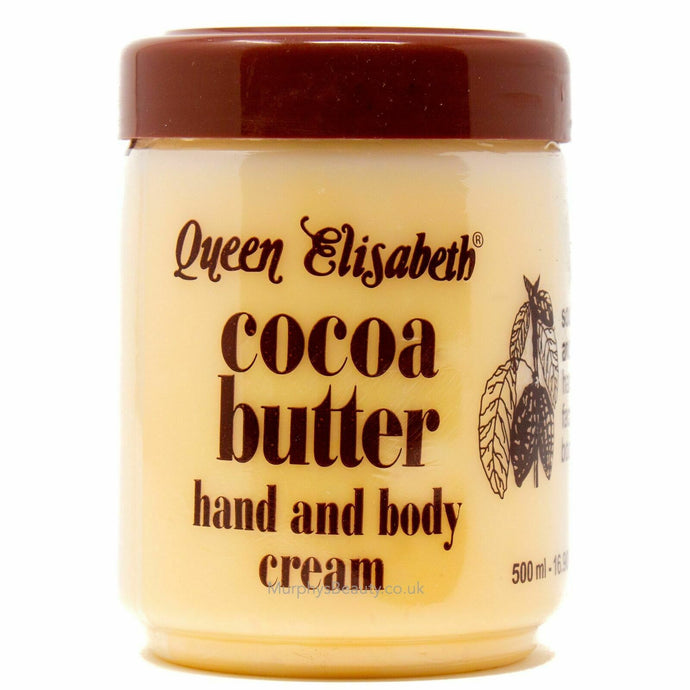 Queen Elizabeth Cocoa Butter Hand & Body Cream