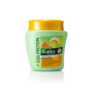 Vatika Naturals Egg-Protein Multivitamin + Hot Oil Hair Mask