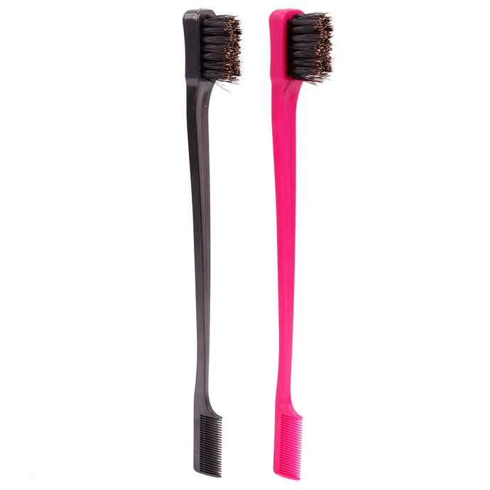 Apex Double-Sides Edge Brush & Comb