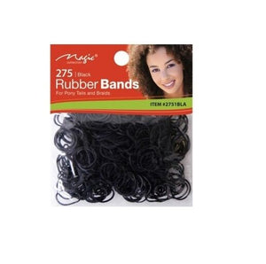 Magic Collection 275 Black Rubber Bands